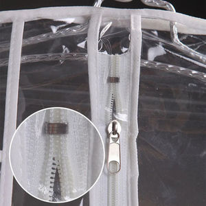 Vestido de novia Impermeable PEVA Cubierta de <span class=keywords><strong>ropa</strong></span> transparente Embalaje de viaje Bolsa de <span class=keywords><strong>ropa</strong></span> con cremallera - Product Image 4