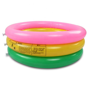 <span class=keywords><strong>Piscina</strong></span> Inflable de PVC WATERHAN de 3 Anillos, Rosa, Amarillo y Verde, Ligera y Duradera, <span class=keywords><strong>para</strong></span> Bebés y Niños de <span class=keywords><strong>1</strong></span> <span class=keywords><strong>Año</strong></span>, Venta al Por Mayor - Product Image 2
