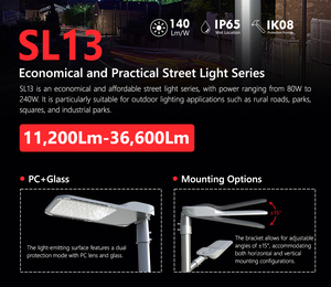 Farola LED 50W 80W 120W 180W 240W Iluminación LED para exteriores Farola LED Caminos rurales Parques Cuadrados y parques industriales - Product Image 4