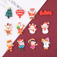 Grosir natal perhiasan Resin casing ponsel jam tangan jepit rambut cangkir gelang miniatur Resin liontin kerajinan Resin untuk dekorasi