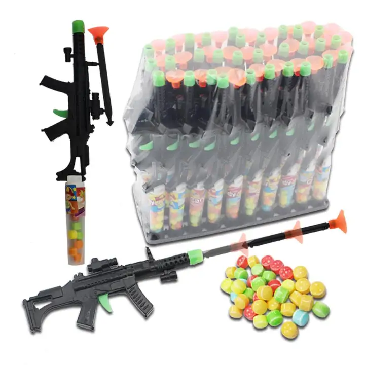 Heißer verkauf produkte spielzeug candy/weiche kugel pistole spielzeug mit süßigkeiten