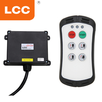 Télécommande radio sans fil pour palan A400 1T&1R, industrielle, IP65, DC12-24V, 4 boutons à vitesse unique, 433 MHz