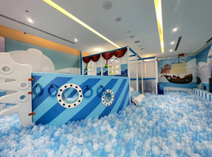 Parc d'attractions intérieur à thème monde marin à prix abordable pour enfants avec piscine à balles et toboggans - Product Image 3