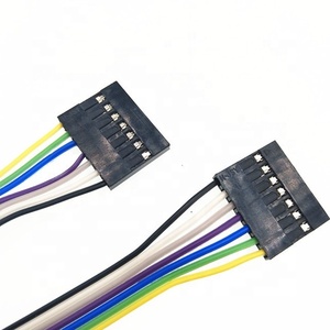 Customized OEM/ODM 7-pin 40 1-to-1 Connector Female-to-Female 2.54 mm <b>Ribbon</b> <b>Wire</b> Jumper Cable Harness - Product Image 2