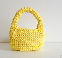 Tas Selempang Rajut Warna Solid Gaya Pastoral Musim Panas, Tas Tangan Poliester Buatan Tangan, Tas Wanita Trendi Warna Cerah, Bordir Rumbai, Model Bucket