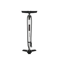 Pompe à pied Worldcycle haute pression 160 PSI en alliage d'aluminium avec manomètre, valve Presta/Schrader, pour VTT et vélo de route, étanche