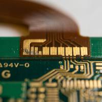 Circuit imprimé rigide flexible double face sans plomb pour l'électronique industrielle et grand public, assemblage de composants EMS