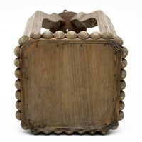Luckywind – lanterne en bois ouvert pour bougie sans flamme LED, vente en gros, naturel, artisanal, intérieur, maison, décoration