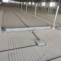 Nouvelle machine automatique d'évacuation du fumier de vache, grattoir à chaîne pour hangar d'élevage laitier, équipement agricole en acier galvanisé