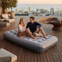 Matelas et lit gonflables pliables de haute qualité pour le camping et l'hôpital - Chaise longue de sommeil portable
