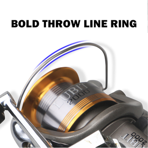 Carrete de Pesca Giratorio de Alta Resistencia con Manivela O/T, 5000, de Aluminio, 4+1BB, Relación 4.9:1, Piñón de Latón, Alto Torque, Precio de Fábrica, para Pesca de Striper - Product Image 5