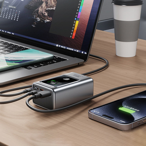 Nouvelle <span class=keywords><strong>batterie</strong></span> <span class=keywords><strong>externe</strong></span> portable de 10000 mAh avec charge rapide PD35W, affichage LED et lumière intégrée pour ordinateur portable – Garantie 15 mois - Product Image 1