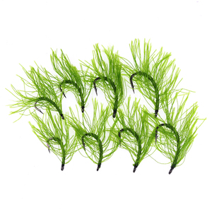 Camouflage Carpe Hameçon De Pêche Eau Herbe Mousse Carpe Hameçon <span class=keywords><strong>Pop</strong></span> Up Rig Appât Hameçons Telflons Enduit 2 4 6 8 - Product Image 1