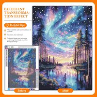 Kits de peinture au diamant pour adultes - Ensemble complet de peinture au diamant pour de magnifiques décorations murales et décorations intérieures