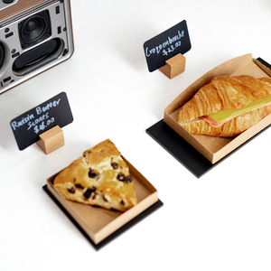 Présentoir en bois massif pour étiquettes, porte-cartes, porte-étiquettes <span class=keywords><strong>de</strong></span> gâteaux, notes autocollantes <span class=keywords><strong>de</strong></span> prix publicitaires pour supermarchés, présentoir <span class=keywords><strong>de</strong></span> journaux, panneau <span class=keywords><strong>de</strong></span> bureau - Product Image 3