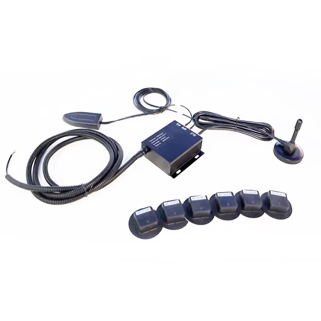 4G GPS Heavy Vehicle Fleet Management System Wireless TPMS Sensor for Real-Time Monitoring of Heavy Trucks Tire Usage OTR