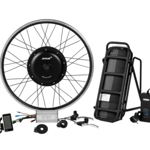 电动自行车转换套件48V 1000W 26 "前轮/后轮强力电机电动自行车转换套件