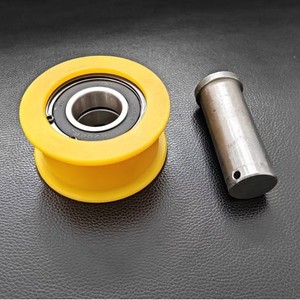 <b>Elevator</b> Steel Belt Pulley 90mm Nylon Guide Wheel For Construction <b>Elevator</b> <b>Parts</b> - Product Image 2