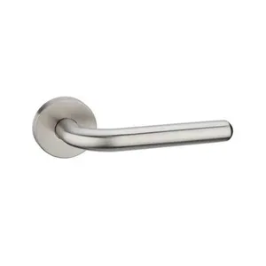 European style ss201/304 round tube lever door comfortable handle for bedroom