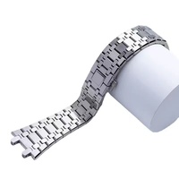Uhrenarmband-Ersatz aus massivem Edelstahl, A-P-Uhrenarmband, luxuriöses Armband für Royals Oaks 15400 155kfq00, 26 mm