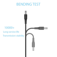 Adaptateur de prise mâle USB vers DC 5,5 mm, câble de charge