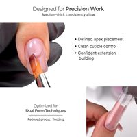 Gel Constructor de Uñas OEM ODM, No Fluido, Sin HEMA ni TPO, Sin Calor, Textura Cremosa, Apex Building, Rosa Nude, Removible, Profesional