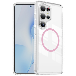Étui de téléphone transparent magnétique ATB pour Samsung S26 Ultra Étui de téléphone <span class=keywords><strong>portable</strong></span> TPU+PC Coque arrière transparente pour Samsung - Product Image 1