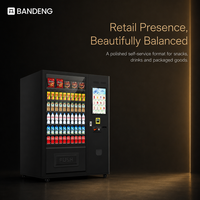 Máquina Expendedora Comercial Modular BANDENG 6610 22T con Rango de Refrigeración de 4°C a 25°C para Desarrollo de Programas de Venta Minorista