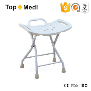 Wall Mounted Fold up Shower Chair Bamboo Bench Stool <strong>for</strong> Disable Transfer Bath Disabled Hanging Bathroom and Wooden <strong>Wheelchair</strong> - Product Image 3