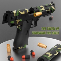 Desert Eagle Jeu de tir réaliste Simulé EVA Foam Dart Soft Bullet Gun Jouet électronique unisexe pour enfants Pas un vrai pistolet