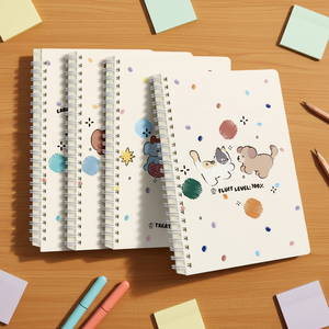 Quaderno a Spirale con Copertina in Similpelle a Cartoni Animati, Rilegatura a Punto Metallico, 60 Fogli A5, Regalo per Studenti delle Scuole <span class=keywords><strong>Medie</strong></span>/Secondarie, Spesso - Product Image 4