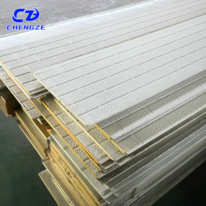 Pannello Sandwich Impermeabile in PU, Pannello Murale in PU Effetto Pietra per Pareti Esterne di Case Prefabbricate - Product Image 4