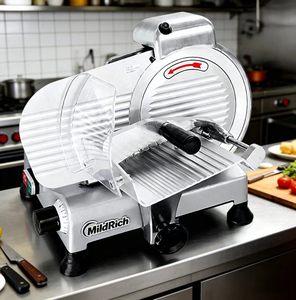 Affettatrice Semi-Automatica MildRich in Acciaio Inox da 8 Pollici con Spessore Regolabile (0-13mm) 220V/50Hz per Carne Congelata - Product Image 2