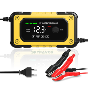 Chargeur <span class=keywords><strong>de</strong></span> batterie intelligent automatique 12V 6A pour batteries GEL AGM EFB au plomb-acide, chargeur <span class=keywords><strong>de</strong></span> batterie pour moto et voiture - Product Image 3