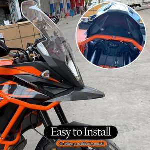 XXUN moto avant roue bec garde-boue nez cône Extension capot pédalier support de montage pour <span class=keywords><strong>KTM</strong></span> 1290 <span class=keywords><strong>1190</strong></span> <span class=keywords><strong>ADV</strong></span> 13-17 - Product Image 2