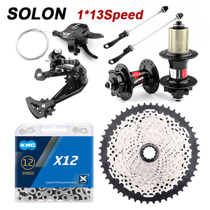 SOLON MTB Kit de 13 velocidades LTWOO Shifter Desviador trasero 13S Hub 32 agujeros 13V Groupset para <span class=keywords><strong>KMC</strong></span> <span class=keywords><strong>X12</strong></span> Chain Sunshine 50T Cassette Alloy - Product Image 2