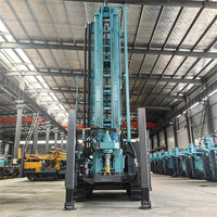 Foreuse pneumatique DTH MKDQZ-350 pour puits d'eau, profondeur max. 350 m, machine de forage sur chenilles pour puits d'eau en roche
