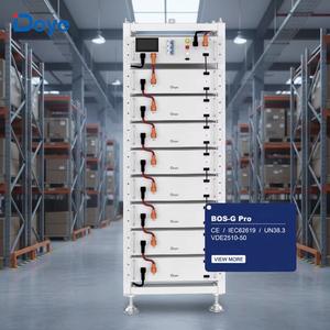 Deye BOS-G Pro 51.2V 100Ah แบตเตอรี่ลิเธียมพลังงานแสงอาทิตย์ปลอดภัยและเชื่อถือได้ LiFePO4วัสดุแคโทดระบบ BMS อัจฉริยะ - Product Image 1
