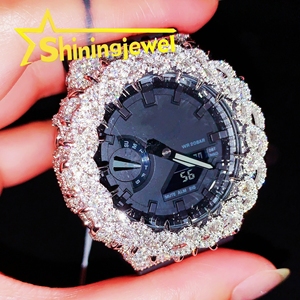 Nhà Sản Xuất Ban Đầu Ga2100 Thiết Kế Gai Buss Xuống Đồng Hồ Bezel Bộ Sưu Tập Tùy Chỉnh Thực Xuất Buss Xuống Trường Hợp Đồng Hồ Ban Nhạc Hip Hop - Product Image 1