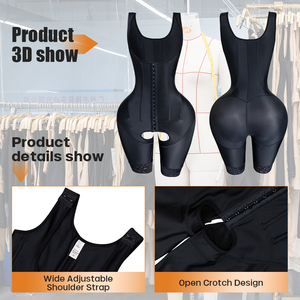 ชุดกระชับสัดส่วนหลังผ่าตัดแบบสั้น รุ่น Custom Reductoras Girdle Post Op Surgery Stage 1 Bbl Butt Lifter Compression สำหรับผู้หญิง ยี่ห้อ De Mujer Fajas Colombianas - Product Image 6