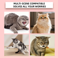 Kit diffuseur apaisant pour chiens et bétail Furriyo en coton - Conception durable, 1 diffuseur + 2 recharges de 45 ml, élimine les odeurs, parfum frais, rechargeable