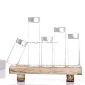 Portatile <span class=keywords><strong>monodose</strong></span> bottiglie di stoccaggio di chicchi di caffè barattoli di vetro con coperchi contenitore di spezie di dosaggio fiale di vetro con tappi a vite - Product Image 4