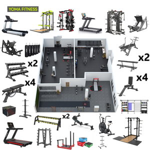 Solution clé en main pour la création de chaînes de salles de sport en Afrique 24/7, équipement complet de fitness commercial pour clubs de 50 à 150 m² - Product Image 4