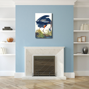 Impression sur toile suspendue Art Déco John <span class=keywords><strong>James</strong></span> Audubon Flamant rose américain et Heron bleu, décoration intérieure pour chambre, cuisine, salon, vente en gros - Product Image 4