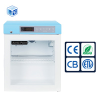 Réfrigérateur médical pour fabricants, certifié NSF ANSI 456, stockage médical, porte en verre, 1,9 pi3, réfrigérateur à vaccins pour laboratoire
