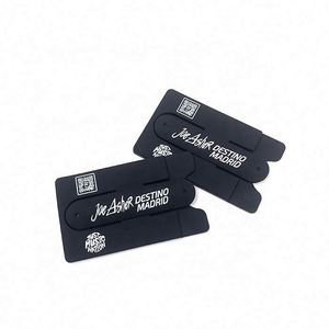 Support de téléphone portable en silicone promotionnel en gros pour usine avec porte-cartes intégré - Product Image 5