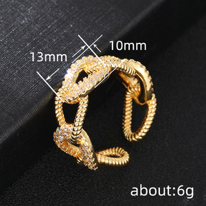 Anello Geometrico a Nodo per Coppie, Gioiello da Dito alla Moda, Regalo Significativo per Donne - Product Image 4