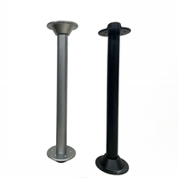 Kit de support de table pour l'intérieur de la voiture, pieds de table détachables en alliage