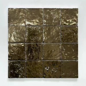 Carreaux faits à la main en zellige carreaux de cuisine dosseret de 4 pouces par 4 pouces <span class=keywords><strong>villa</strong></span> resort décor de salle de bain carreaux en terre cuite - Product Image 2