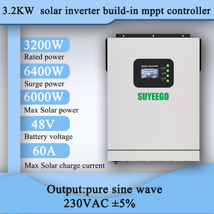 Systèmes solaires SUYEEGO 3,2 kW hors réseau, kit complet, système d'alimentation hybride solaire à batterie pour usage domestique - Product Image 1